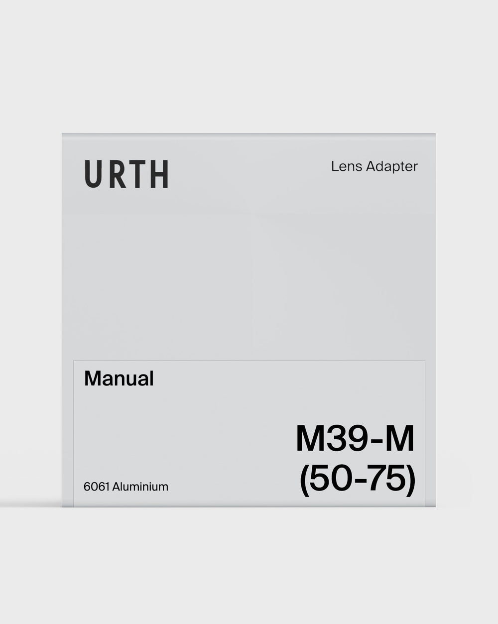 M39 Lens Mount to Leica M Camera Mount (50-75mm Frame Lines)