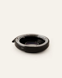 Pentax K Lens Mount to Nikon F Camera Mount (with Optical Glass)